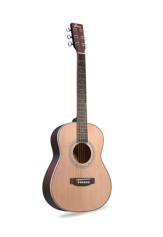 36-дюймовая акустическая гитара с натуральной матовой поверхностью и целлулоидной вставкой (AF168-36)