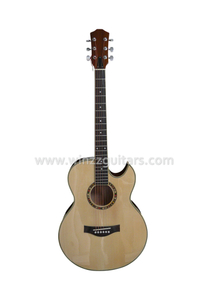 40-дюймовая электрическая акустическая гитара в разрезе с 4-полосным эквалайзером (AF4a8CE)