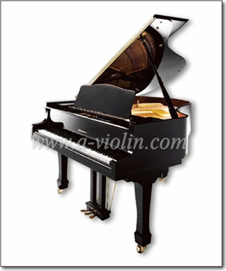 Фортепианный рояль 88 клавиш / черный полированный акустический звук без звука (AGP-152)