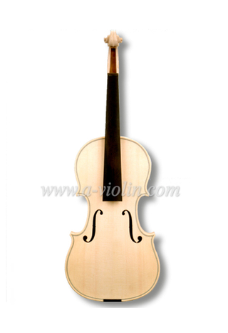 Нелакированная белая незаконченная скрипка (V30W)