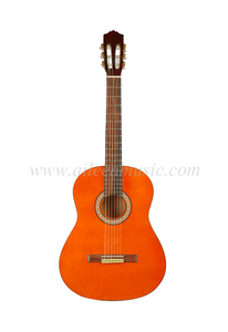 39-дюймовая классическая гитара с верхом из красного дерева Linden Top (AC40)