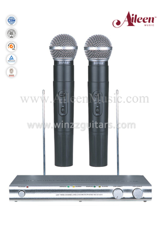 Оптовая FM Hanheld VHF микрофон беспроводной микрофон (AL-500VM)