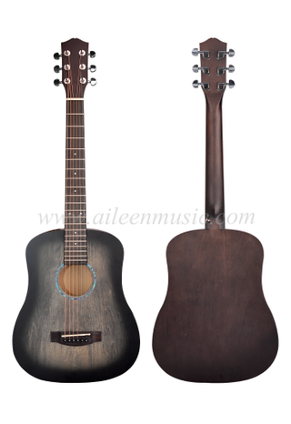 34-дюймовый фанерный верх из липы и корпус в стиле младенца с уникальным пятном Acousitc Guitar (AF01L-B)