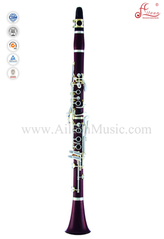 Серебряный позолоченный кларнет с 17 ключами из розового дерева, КБ (CL3100S)