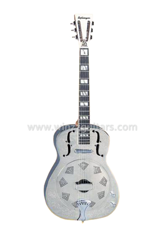 Одноконусная металлическая резонаторная гитара (RGS101)