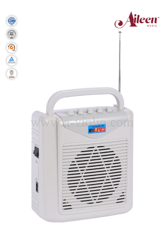 Портативный FM-радио, запись, USB, SD-карта, разъем мини-усилитель (AL-713)