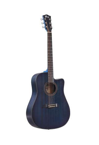 Красочная 41-дюймовая усовершенствованная акустическая гитара из красного дерева (AF386C)